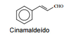 O cinamaldeído é o principal constituinte do óleo essencial de canela. Considerando a sua estrutura e as reações de oxiredução, FAÇA o que se pede.