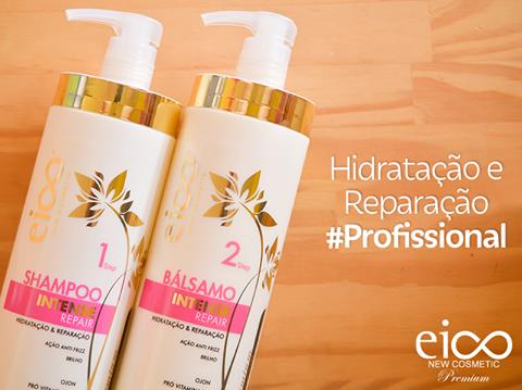 Intense Repair A linha EICO Intense Professional foi especialmente desenvolvida para cabelos extremamente ressecados e