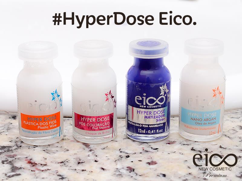 Hyper Dose Propriedades Silicones Especiais: Emoliência, Polímeros: Brilho e alinhamento, e Óleos Especiais: Hidratação e