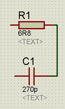 Para ligar os componentes, vá passando a seta do mouse em cima do terminal do componente, até que apareça uma pequena cruz no mesmo.