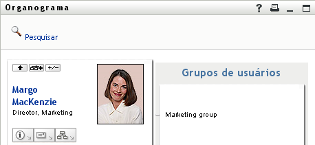 3.2.3 Comutação do relacionamento padrão 1 Clique em Comutar para Organograma para mudar seu relacionamento padrão. 2 Selecione o tipo de relacionamento a ser exibido.