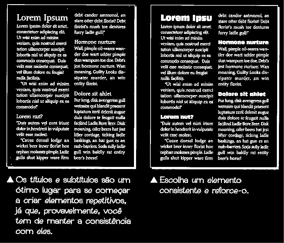 Aproveite os elementos que você já estiver utilizando para fazer com que um projeto