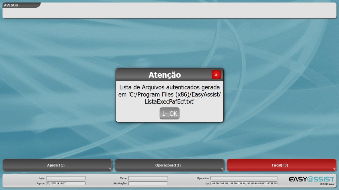 5 Iniciand Terminal PDV Execute aplicativ EasyAssistPDV que está na Área de Trabalh d cmputadr, da qual ícne d mesm é ilustrad abaix.