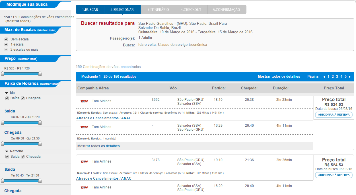 Compra Passagem Aérea O site oferece sempre a combinação mais barata de vôos disponível de acordo com as