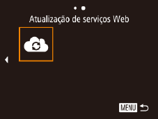 Cadastrar outros Serviços Web Também é possível adicionar à câmera serviços Web além do CANON image GATEWAY. Observe que o CANON image GATEWAY primeiro precisa ser registrado na câmera (= ).