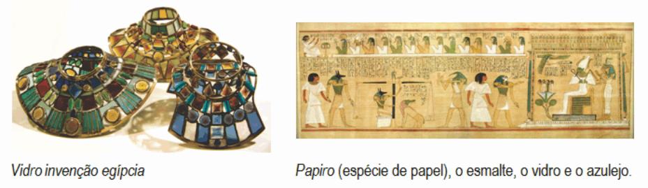 Artes decorativas Os artesãos egípcios foram mais criativos no que tange às artes decorativas. Criavam todos os tipos de móveis conhecidos, elegantes e confortáveis.