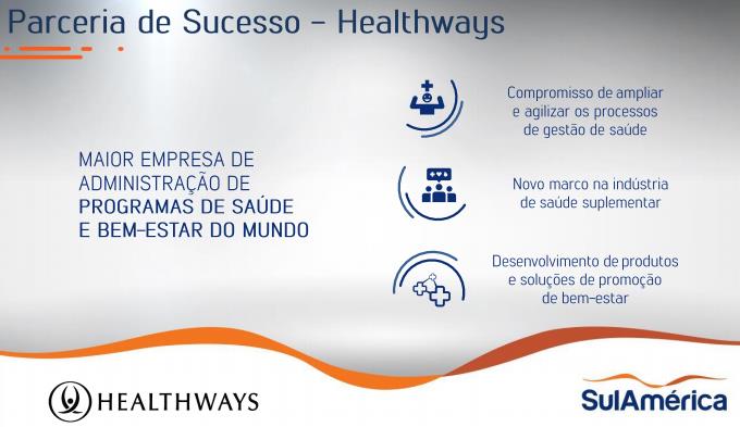 CONCORRENTES Investimentos A SulAmérica e a Healthways, firmaram acordo de cinco anos para um programa inédito na