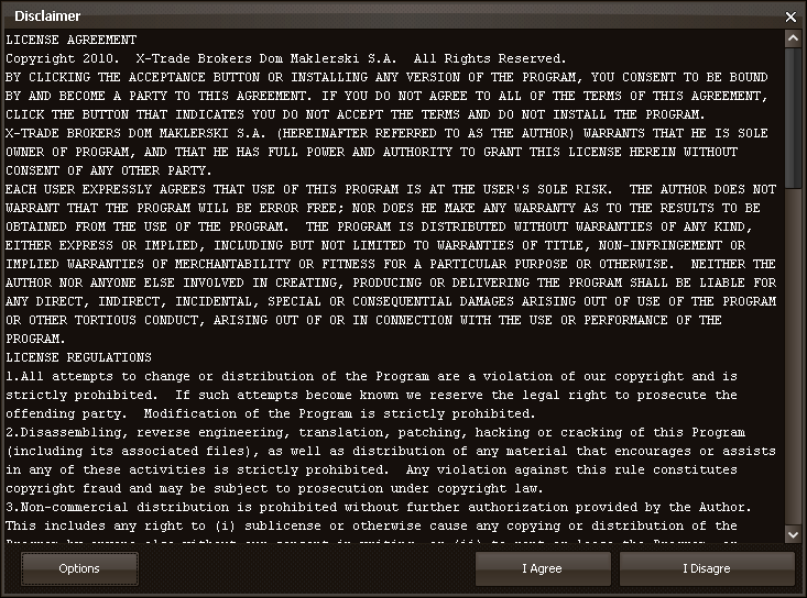 Notificação legal É muito importante que compreenda quão poderosa a ferramenta XTB Expert Builder pode ser, visto que poderá