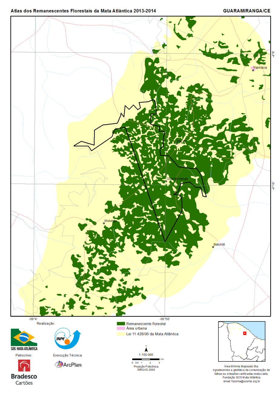 Mapas por Município Ceará Mais conservado