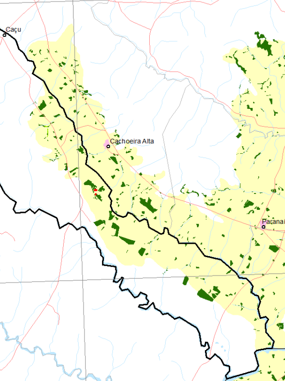 Mapas por Município Goiás Mais conservado