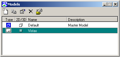 Introdução ao MicroStation V8 Ambiente 3D 53 O campo Type permite que o usuário crie qualquer um dos dois tipos de modelo: Design ou Sheet.