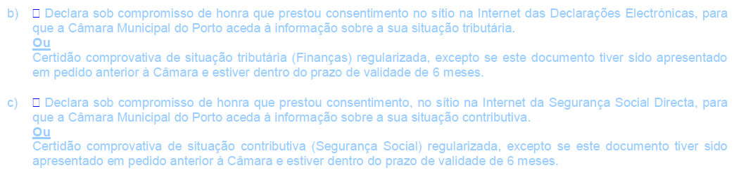 4.5. Formulários documentos instrutórios Quando é preciso obter informação emitida por uma outra entidade, como certidões ou declarações, o serviço responsável deve diligenciar a obtenção da mesma ou