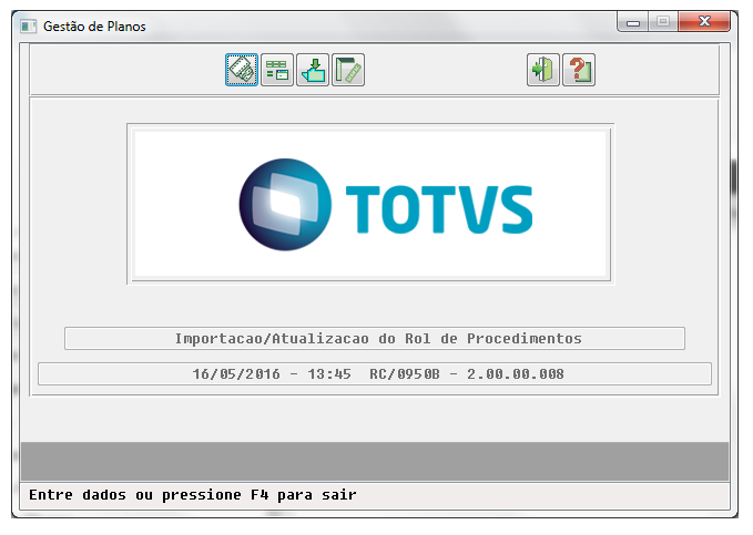 No "TOTVS12", acesse o programa "Manutenção Procedimentos - PR0110H", onde estão disponíveis os campos