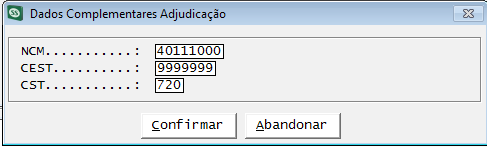 REA SSPlus 8.0 24 Figura 18 Observações È obrigatório a informação de NCM, CEST e CST na emissão desse tipo de notas.