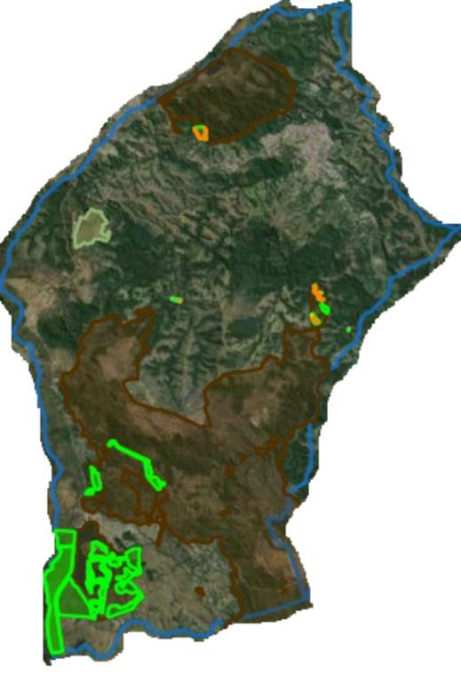 Módulo de análise Classificação das imagens 2008/2012 (Vegetação Nativa, Uso consolidado e Recursos