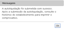 Após concluir o preenchimento clique no Botão Submeter.