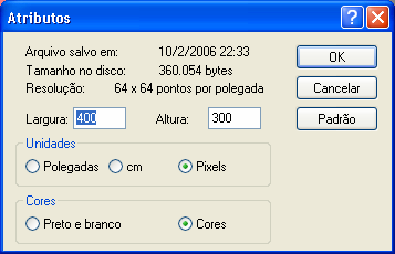 61 Observações: A cor do plano de fundo atual será utilizada para preencher a área que foi apagada.