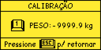 7. Calibração: 7.1 Seqüência para Calibração: O processo de calibração é fácil, rápido e seguro.