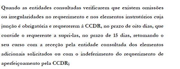 Projeto de Alteração do RJUE Consultas a Entidades da Administração Central: Prazo único de 20 dias