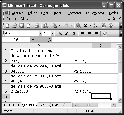 Questão 14 (SGA/AC TÉCNICO EM GESTÃO PÚBLICA) (A) O conteúdo da célula C7 pode ter sido obtido utilizando-se recursos disponibilizados pelo conjunto de botões (B) O conteúdo da célula C11 será igual