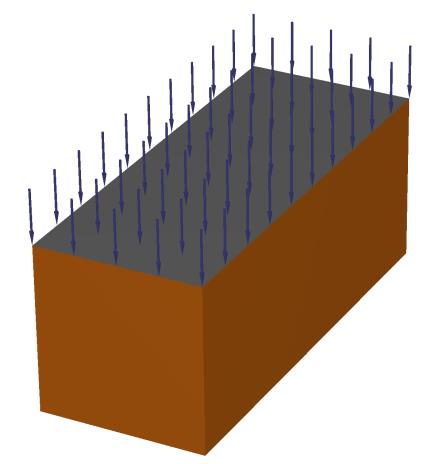 Plaxis/3D, fundamentado no Método dos Elementos Finitos (MEF). A geometria da malha (Figura 5) procurou reproduzir fielmente as dimensões da caixa de testes descrita anteriormente.