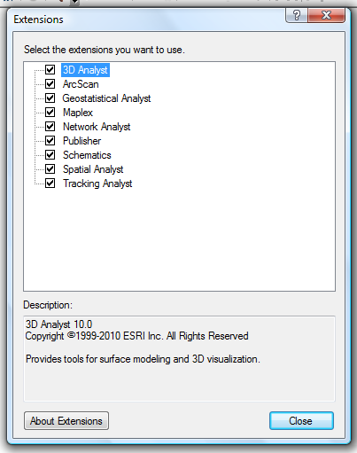 Abrir o ArcCatalog window No caso específico das imagens de Radar SRTM, todas são geradas no Sistema de Coordenadas Geográficas (lat/long).