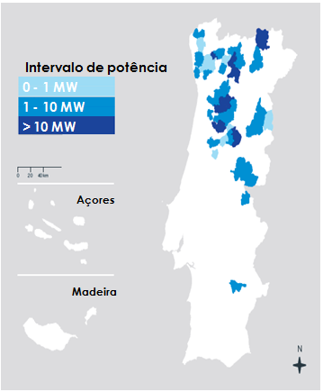 PEQUENAS CENTRAIS HÍDRICAS Exemplo AGILDE Início de exploração: 07/2012 Potência Instalada: 2 MW