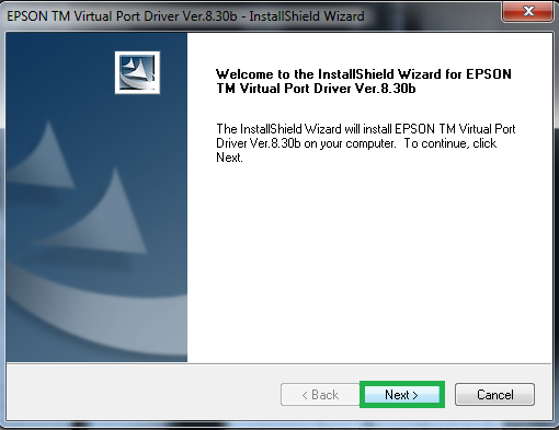 3 Epson TM-T20 Acesso Direto 3.1 Instalar driver Epson TM Virtual Port Driver Ver 8.30b O driver pode ser encontrado na site da Epson: https://download.epson-biz.com/modules/pos/index.php?