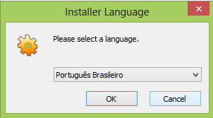 Escolha a Language