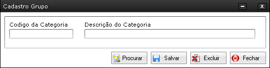 CADASTRO CATEGORIA DE PRODUTO Cadastro de Categoria de Produtos Nesta tela você pode cadastrar as categorias (grupos) que irão diferenciar e categorizar os seus produtos e serviços Como Acessar: