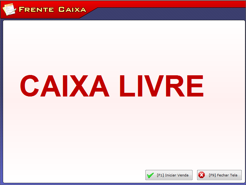 VENDA NO BALCÃO FRENTE CAIXA Cadastro e Emissão de Vendas (Frente Caixa) Nesta tela você poderá Emitir Vendas Rápida (opcional pode usar com leitor de códigos de barras), Emitir Cupom Fiscal e