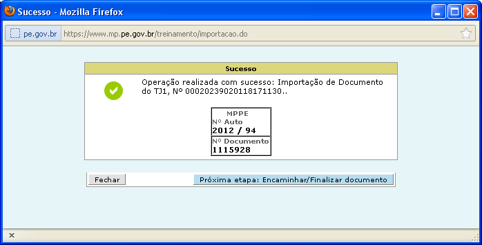 21 que vai atuar no documento, pode-se também cadastrar um incidente da distribuição neste momento.