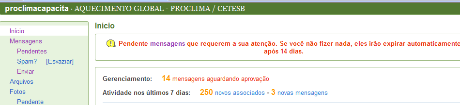 PROCLIMA: INFORMAÇÃO E