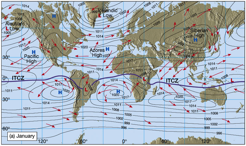 3. Sistemas meteorológicos de escala sinóptica Circulação Geral Rever conceitos: Termos: Zonal e Meridional (vento, gradiente) Geopotencial e altura do geopotencial Massas de ar Força de coriollis