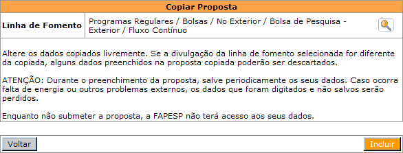 No exemplo acima, a reconsideração deve ser feita com base na proposta #1.