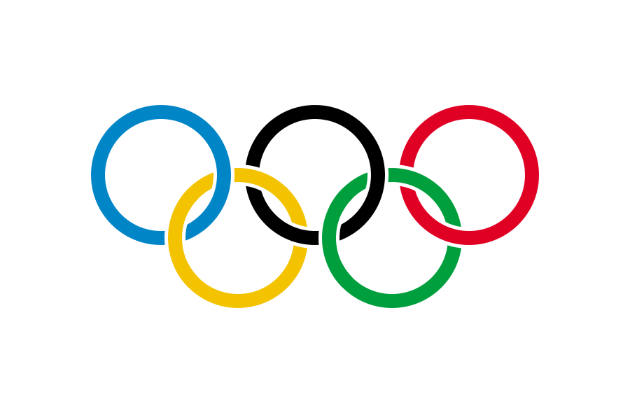 Símbolos O símbolo olímpico mais conhecido, os anéis olímpicos, é composto por cinco anéis entrelaçados representando a união dos cinco continentes habitados (considerando as Américas do Norte e do