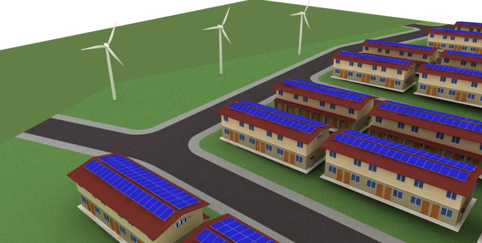 Ações CAIXA para cidades sustentáveis Projeto Demonstrativo do Fundo Socioambiental CAIXA Energia renovável com geração