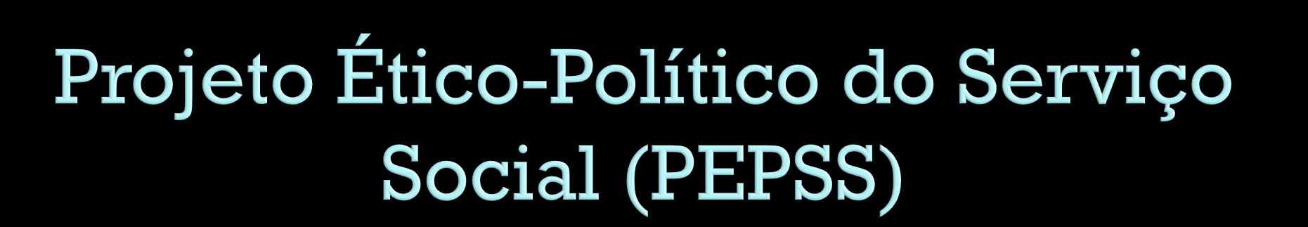 O projeto ético-político da profissão, construído nos últimos trinta anos, pauta-se na perspectiva da totalidade social e tem na questão social a base de sua fundamentação.