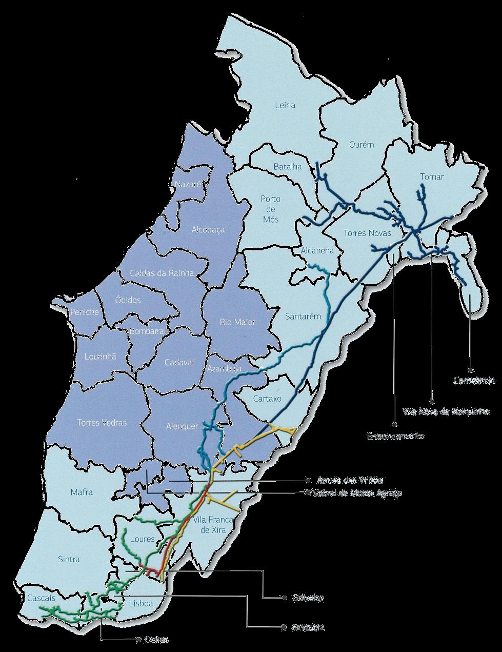 O SISTEMA EPAL CASTELO DO BODE ETA de Asseiceira SISTEMA DE PRODUÇÃO & TRANSPORTE 2 Estações de