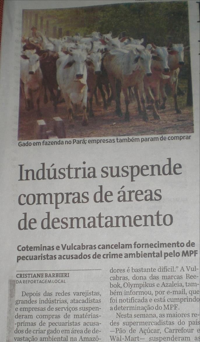 Folha de São Paulo, 13 de Junho de 2009