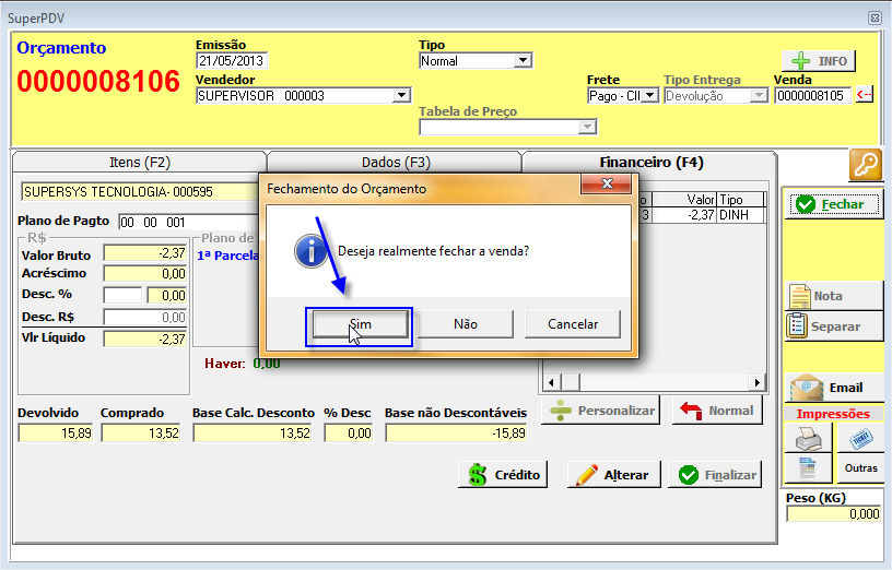 SNGPC Antes de começar a utilizar as funcionalidades do SNGPC precisamos configurar ele nos parâmetros do sistema. Abra o?