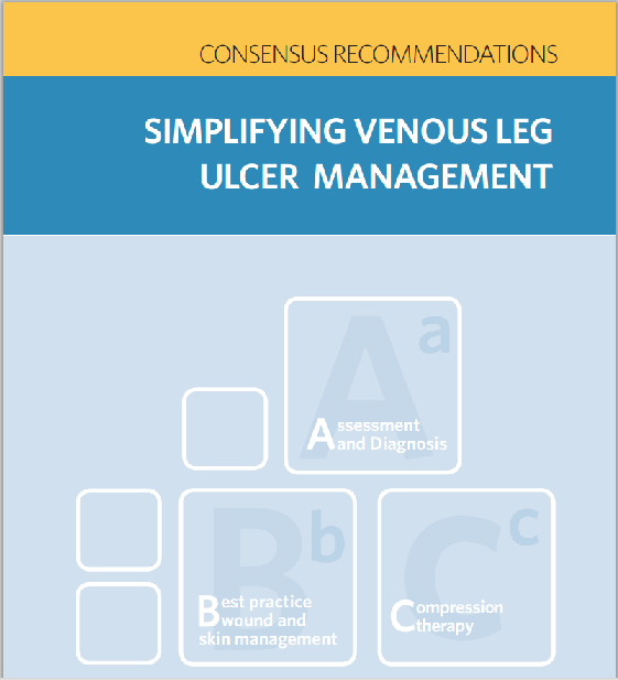 Harding K, et al. Simplifying venous leg ulcer management. Consensus recommendations. Wounds International 2015.