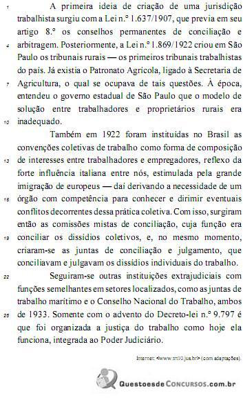 Julgue os próximos itens, relativos às ideias e estruturas linguísticas do texto acima. A expressão dessa prática coletiva (L.17) refere-se ao antecedente imigração de europeus (L.15).