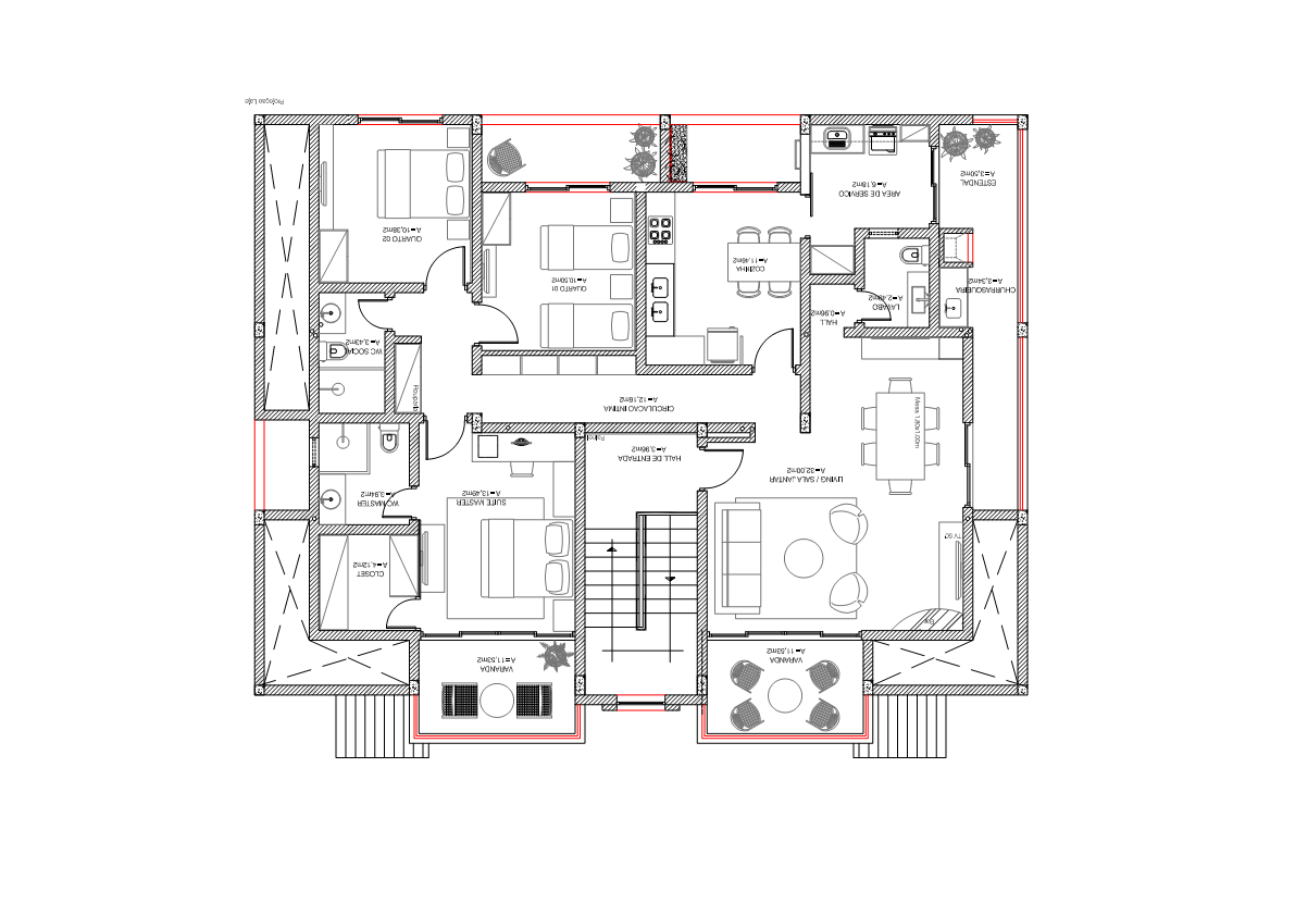 Cobertura T3 / Penthouse Apartamentos Semi-mobilados com: - Instalação de ar condicionado ( sala e quartos ) Cozinha equipada com: - ( placa de fogão, forno, exaustor, esquentador de água, máquina de