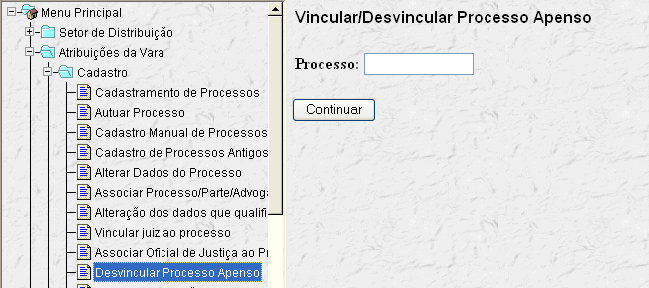 Pág. 7 de 18 3.3. Associar processo/parte/advogado Dica: Campo processo para inserir 3.4.