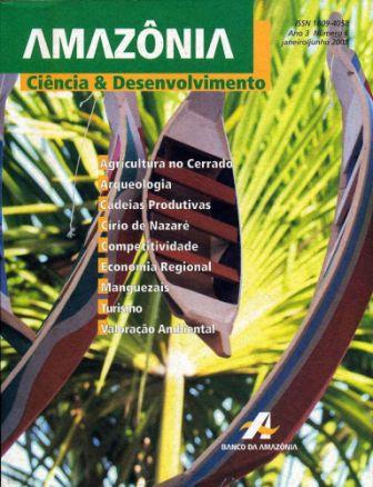 Revista Amazônia Ciência & Desenvolvimento Criada em 2006, é um periódico científico semestral para divulgação de artigos científicos sobre temas regionais.