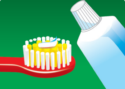 13 Crianças podem usar creme dental com flúor, mas em pequena quantidade (menos do que um grão de arroz é suficiente). Fonte: Ministério da Saúde/ DAB, 2012.