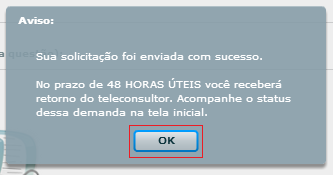 36 Acessando a Plataforma de Telessaúde HealthNet Por fim, selecione uma área de teleconsultoria para o envio do caso. Essa área indicará a atuação do teleconsultor que avaliará sua demanda.