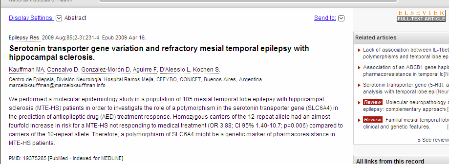 Busca pelo Medline passo a passo Passo 7 Analisando o ABSTRACT do titulo selecionado Quando você acessa o