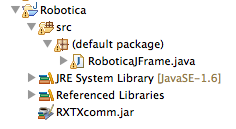 Programação: Interface de Controle Projeto no Eclipse com Java